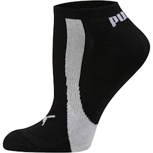 Women's No Show Socks [3 Pairs], black-white, extralarge